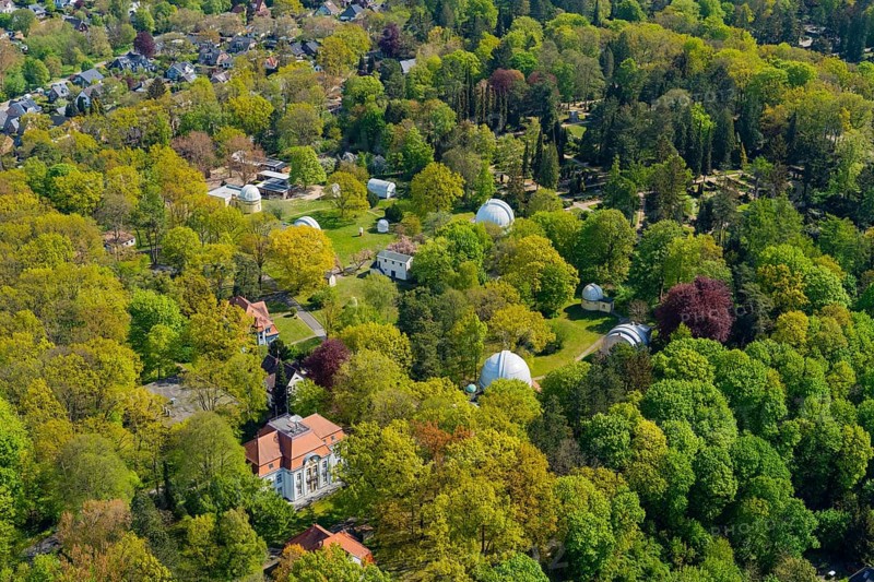 Aerial view observatory Bergedorf