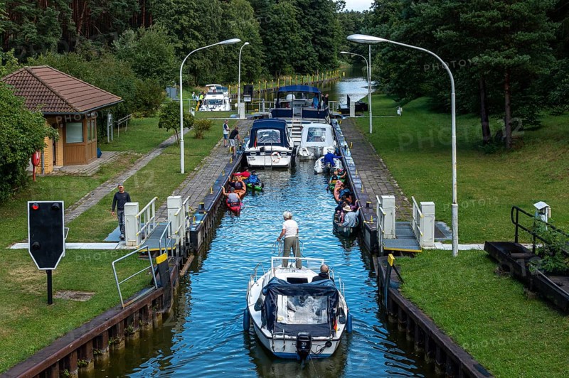 Boats at the Deminer Lock