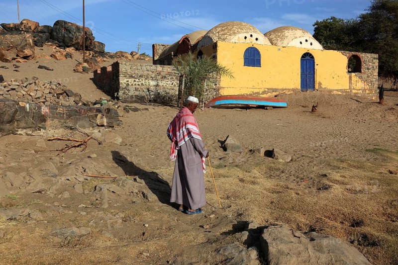 Local man in a Nubian village in Upper Egypt