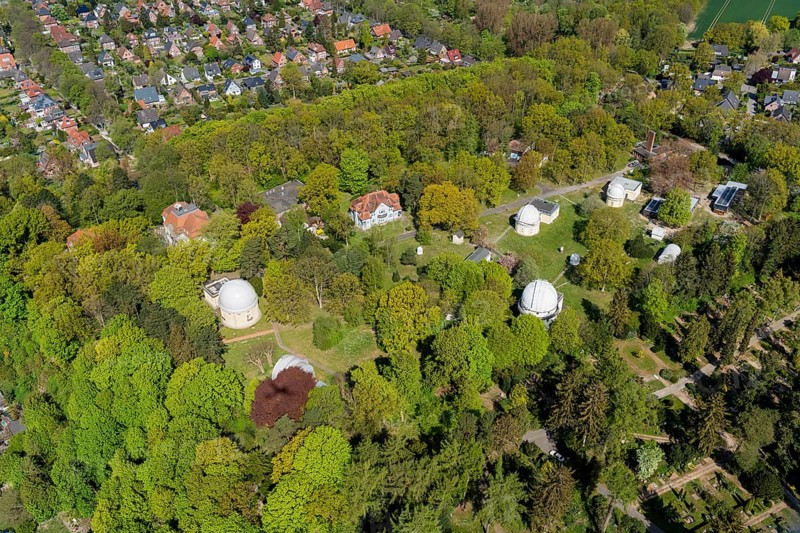 Aerial view observatory Bergedorf