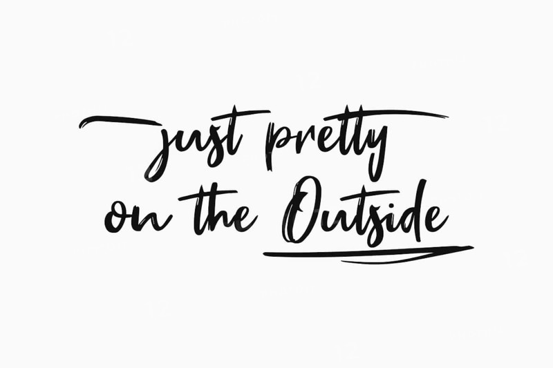 Just pretty on the outside