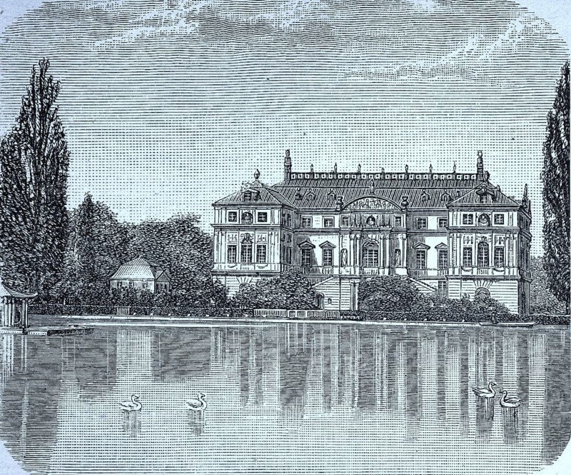 The Palace in the Great Garden in Dresden in 1878