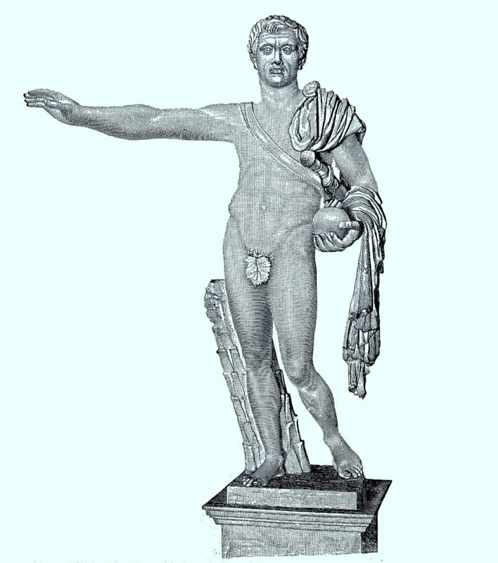 Die Statue des Pompejus steht im Palazzo Spada in Rom