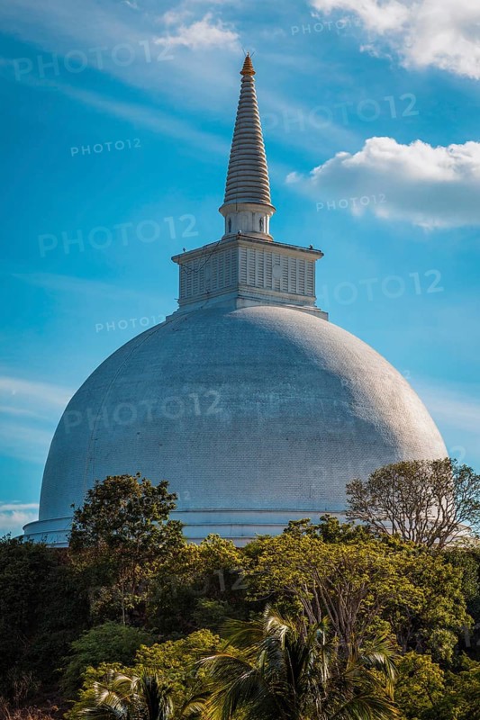 Mahaseya Dagoba ancient Buddhist stupe in Mihintale