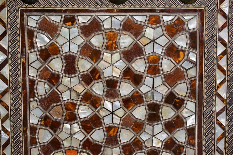 Ottoman art example of Mother of Pearl inlays