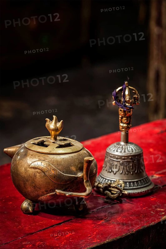 Tibetan Buddhist still life