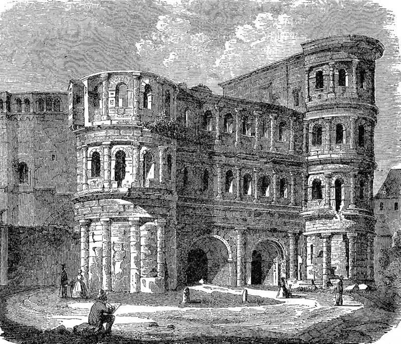 The Porta Nigra in Worms