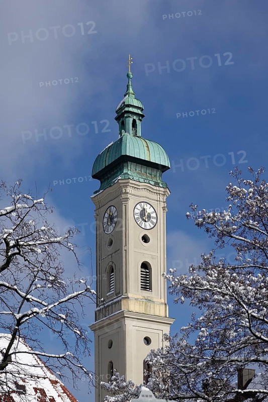 Tower of the Heiliggeistkirche at the Viktualienmarkt