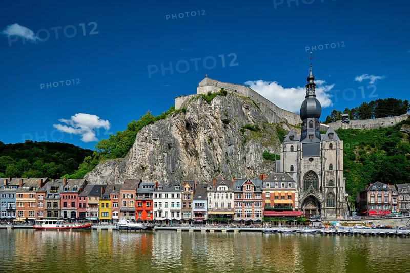 View of picturesque Dinant town