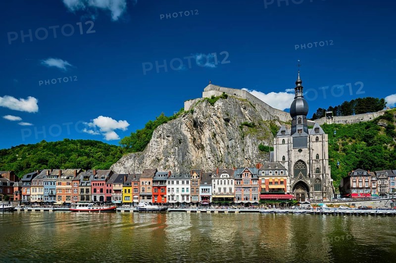 View of picturesque Dinant town
