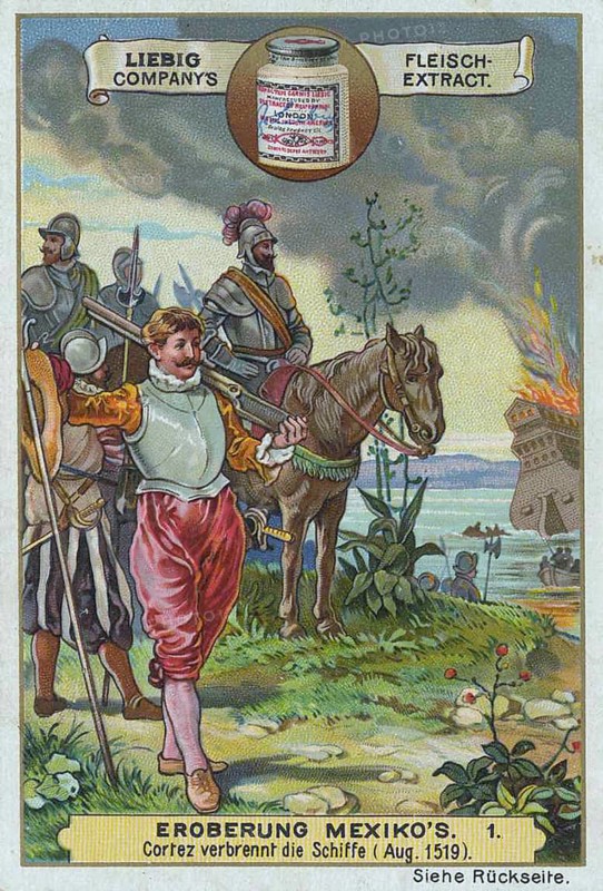Picture series Conquest of Mexico