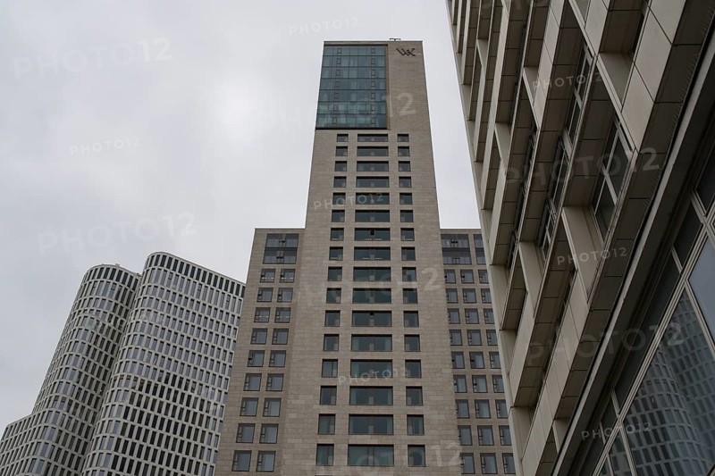 From left to right the high-rise buildings Upper West