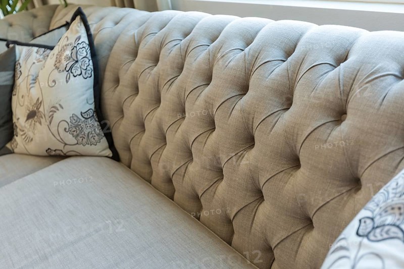 Beautiful abstract of luxurious couch and pillow detail
