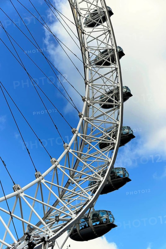 Cabins of the Millennium Wheel or London Eye