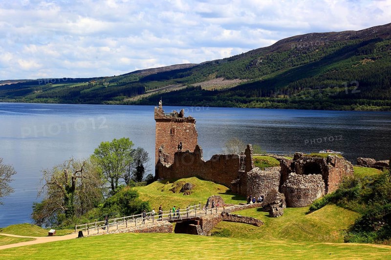 Ruins of Castle Urquhart on Loch Ness