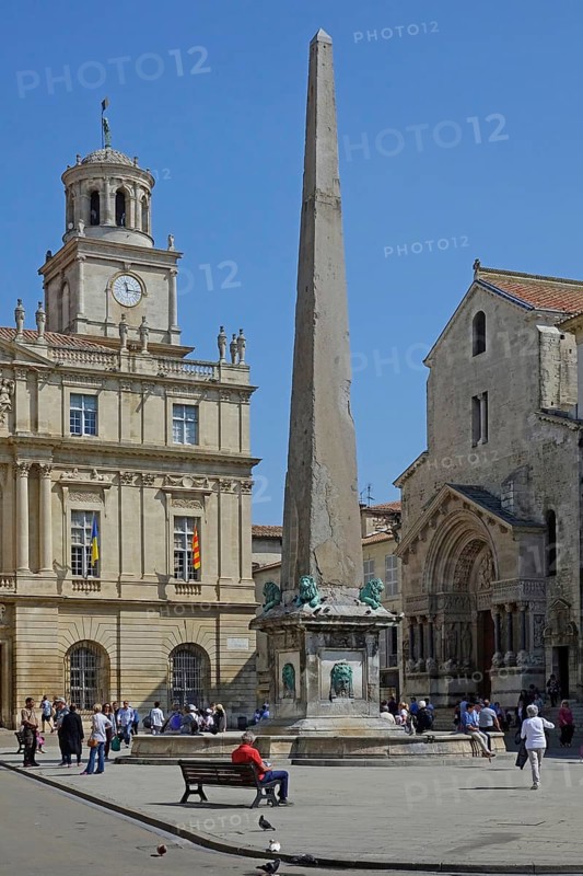 Place de la Republique with town hall Hotel de Ville