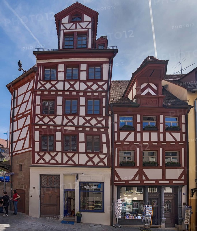 Historic half-timbered houses