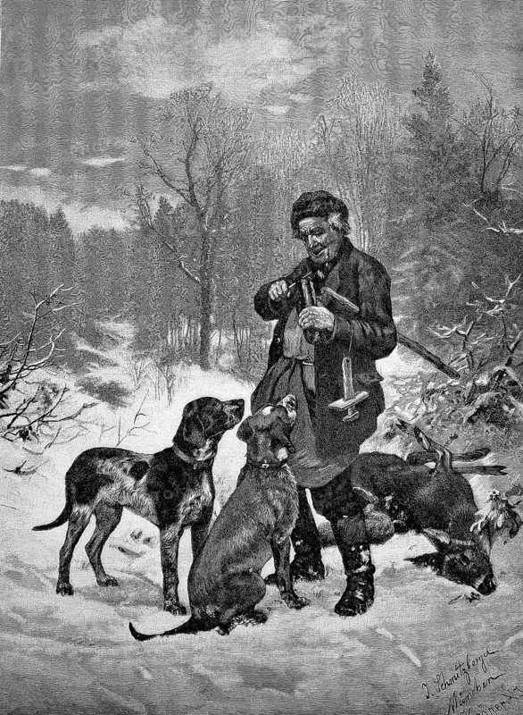 After the hunt in 1880