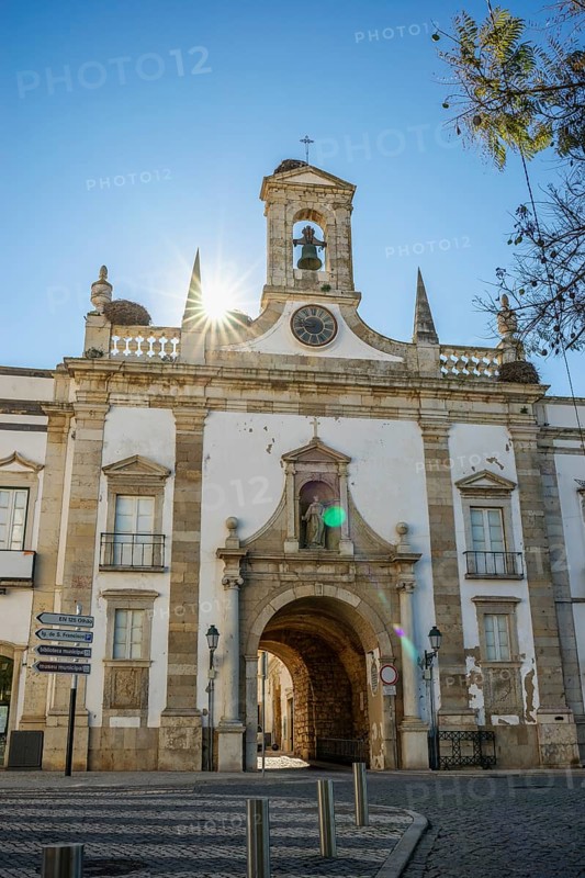 Historic entrance to downtown and old town known as Arco da vila