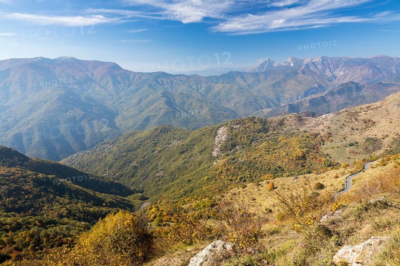 Autumn in the Ligurian Alps near Imperia