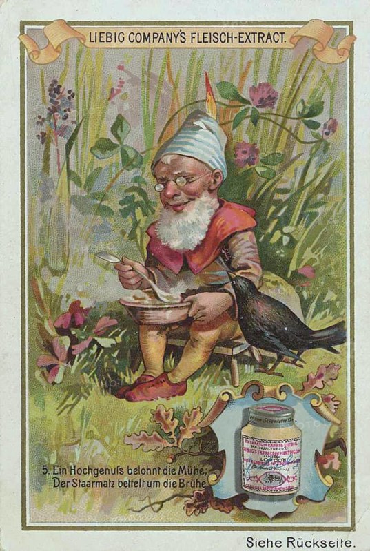 Series of the gnome uses Liebig meat extract