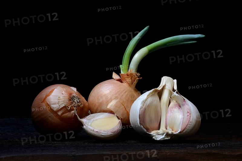 Sprouting common onion