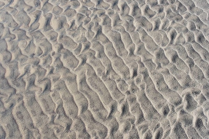 Rippel am Sandstrand