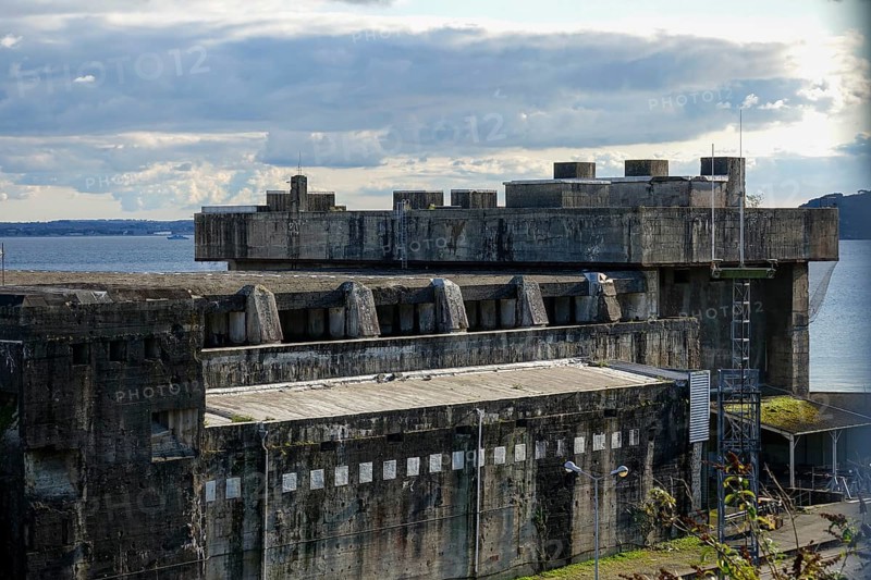 Former U-boat repair yard Brest of the German Kriegsmarine from 1940 to 1944