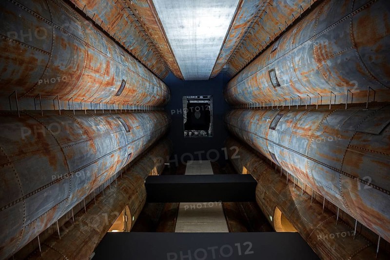 Silo in the Kueppersmuehle Museum