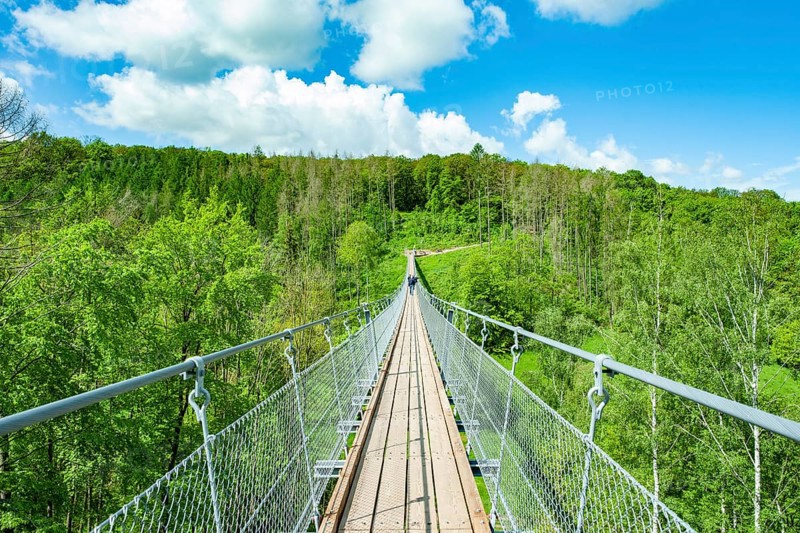 Haengeseilbruecke ueber das Baerental