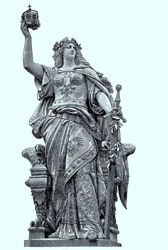Das Niederwalddenkmal ist ein Denkmal im Niederwald bei Ruedesheim am Rhein in Hessen