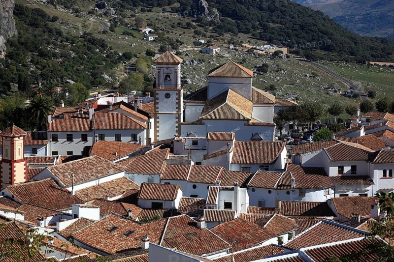 Town of Grazalema in the province of Cadiz