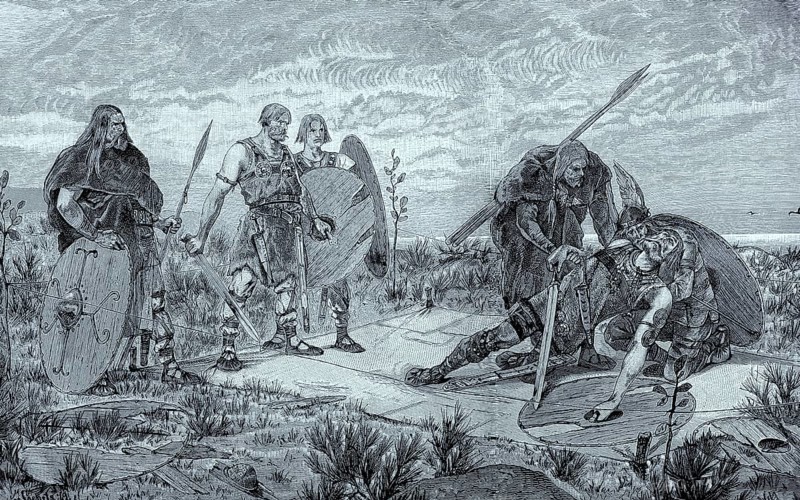 Ancient German fight. The Holmgang is a duel practised by the early medieval Scandinavians. It was a recognised means of settling disputes