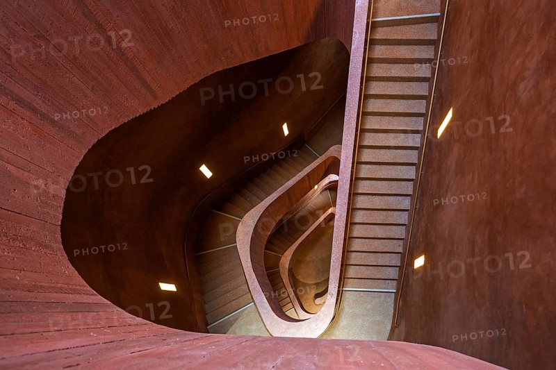 Staircase in the Kueppersmuehle Museum