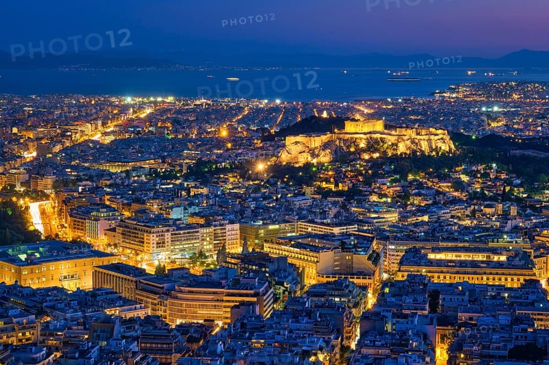 Famous greek tourist landmark