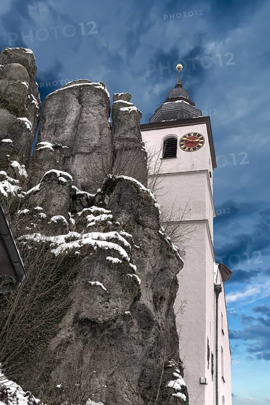 St. Matthew's Church built on rock