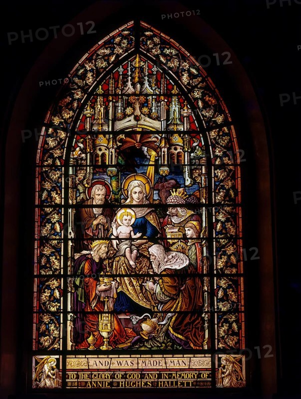 Stained Glass in ST. Stephens Church at Ooty