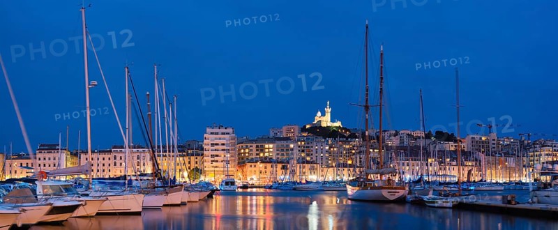 Panorama of Marseille Old Port