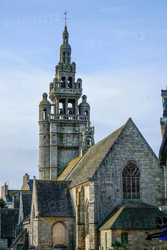 Notre-Dame-de-Croaz-Batz church in the Flamboyant Gothic style