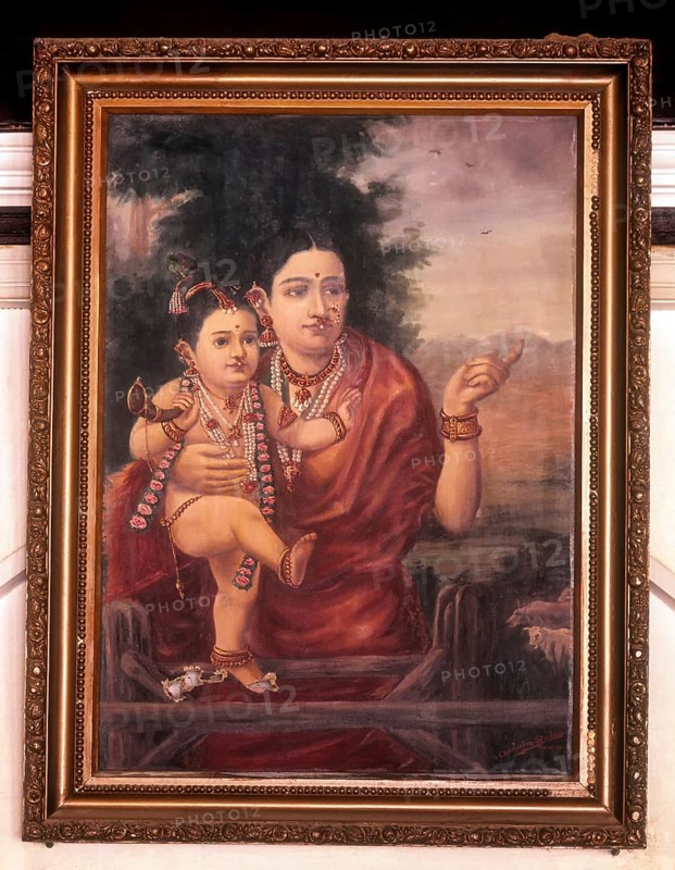 Oleograph of Sri Krishna