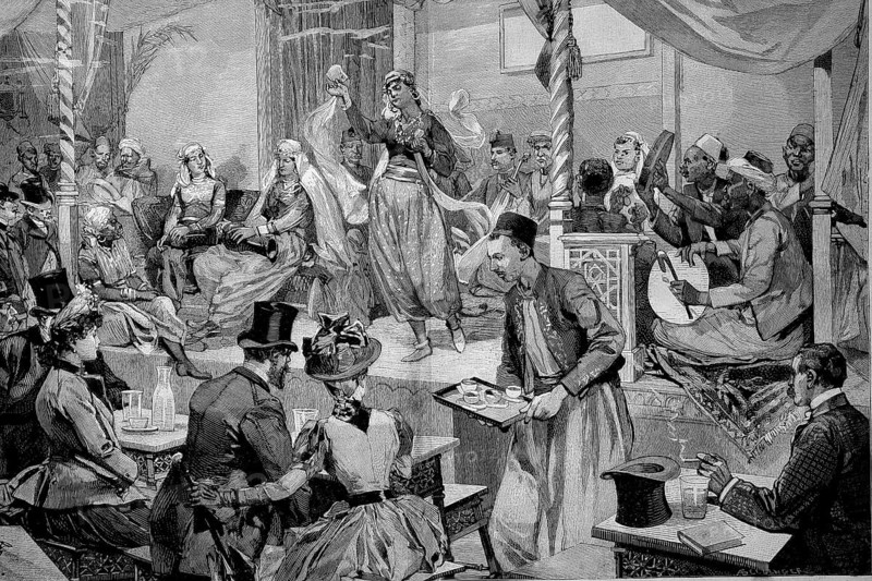 The Moorish Cafe at the World's Fair in Paris 1889