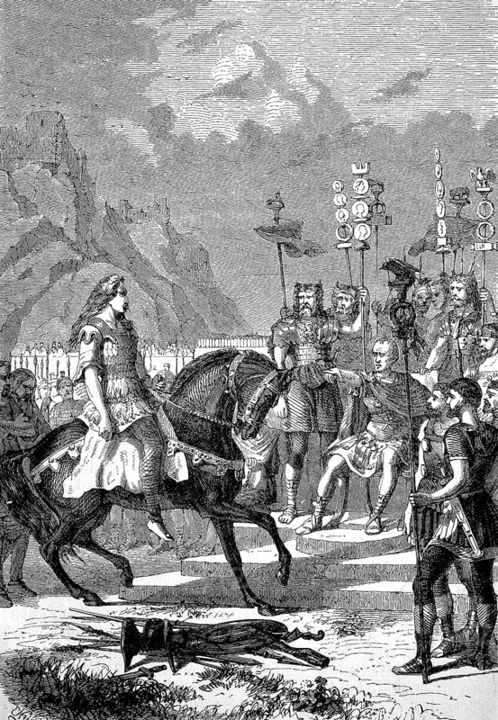 Vercingetorix Throwing His Arms at the Feet of Julius Caesar
