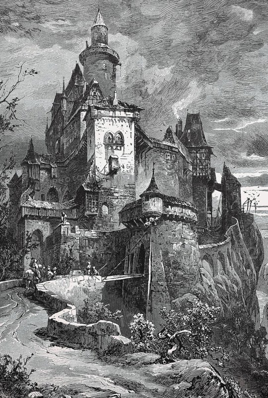 Medieval ideal of a knight's castle
