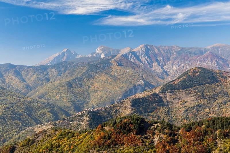 Autumn in the Ligurian Alps near Imperia