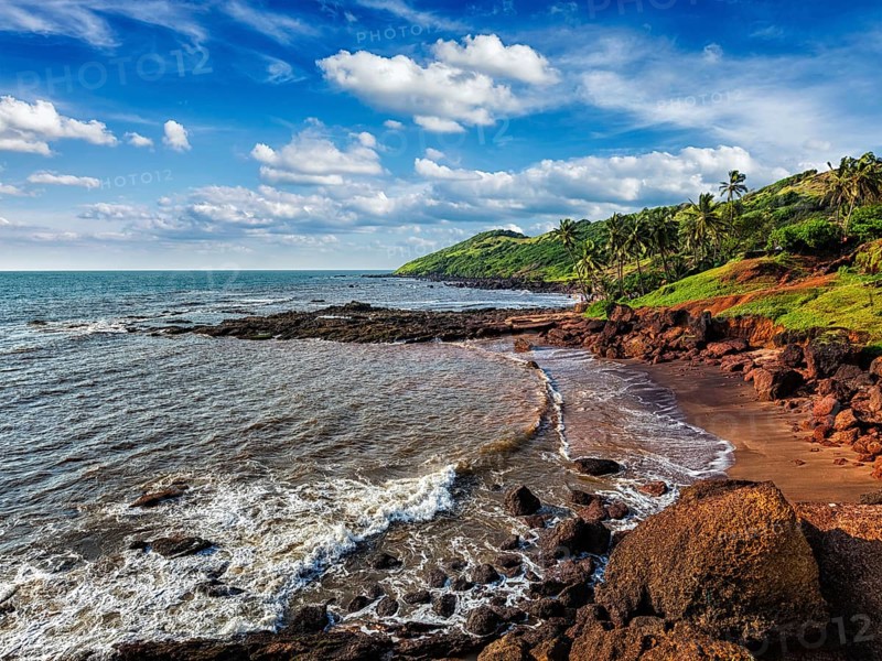Anjuna Beach famous tourist destination
