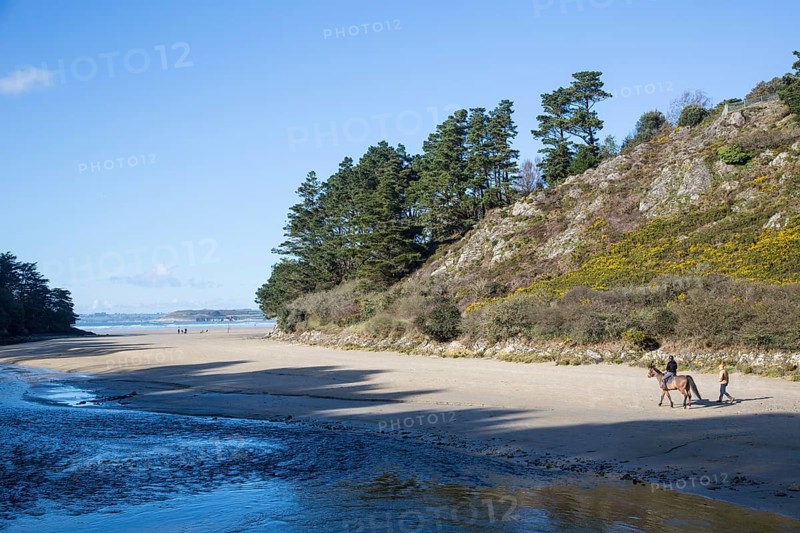 Sainte-Anne sandy beach in Douarnenez Bay