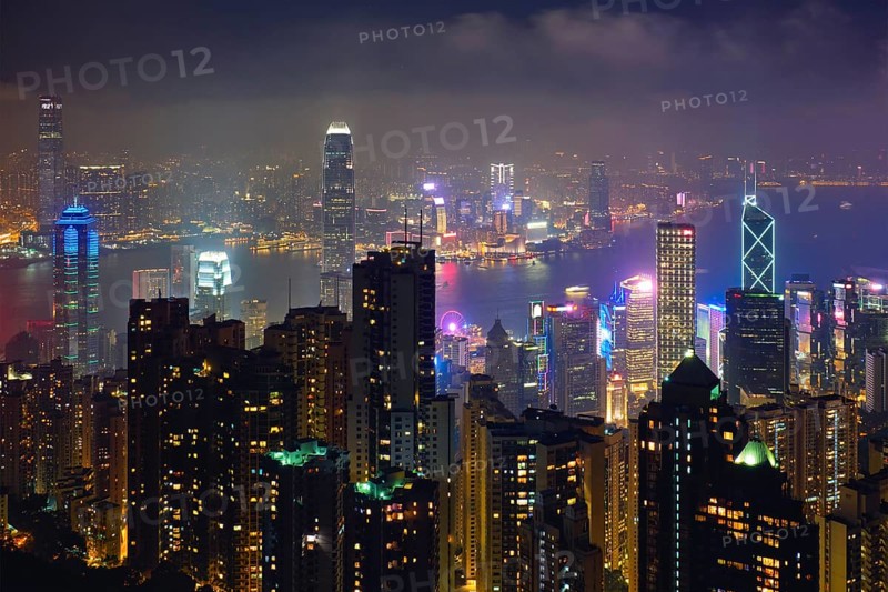 Famous view of Hong Kong