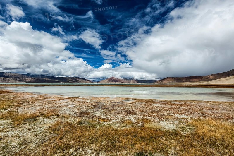 Himalayan scenic landscape scenery near Tso Kar