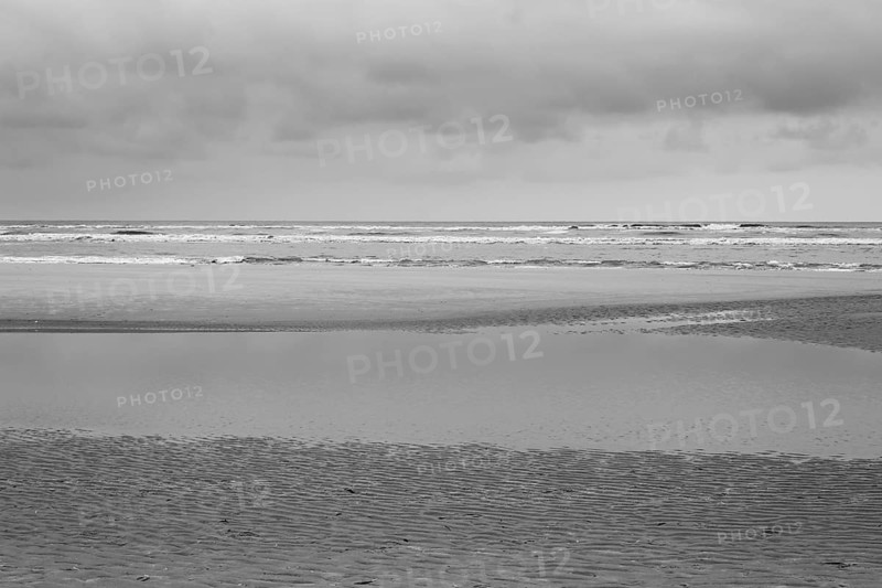 Wellen und Priele an der Nordseekueste