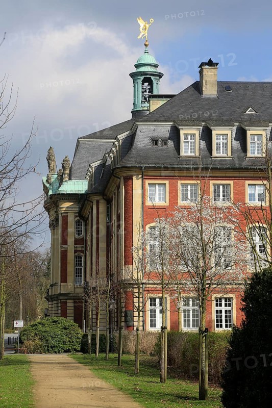 Muenster Prince-Bishop's Palace in the Baroque style